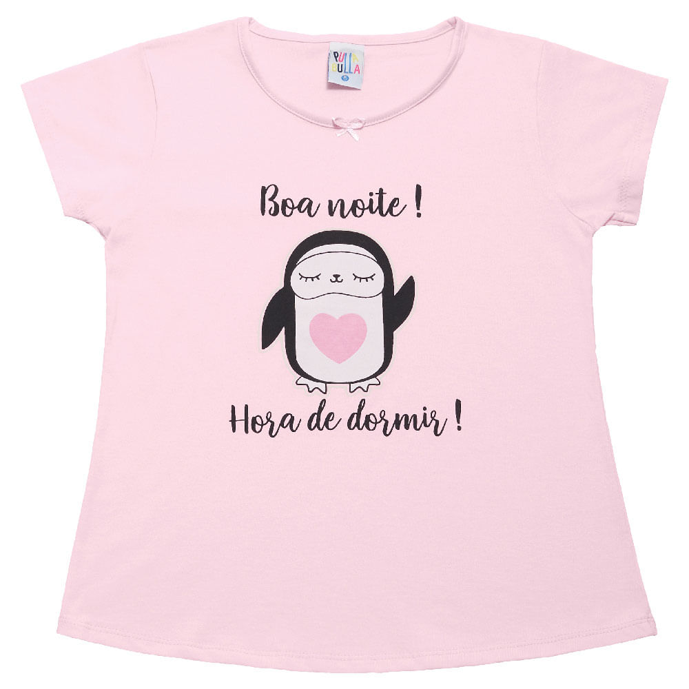 Blusa Manga Curta ROSÊ - JUVENIL - MENINA - Meia malha 46407-11, para  meninas de 11 anos 